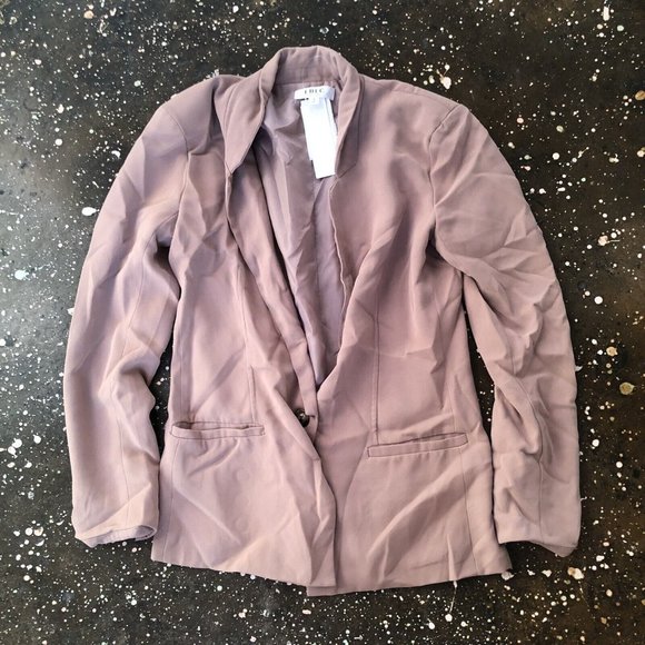 LBLC The Label Genie Blazer Camel Beige Minimal - Picture 4 of 5